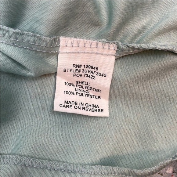 Bailey Blue Floral Cami Ruffled Mini Dress Size Large NWOT - Picture 8 of 8